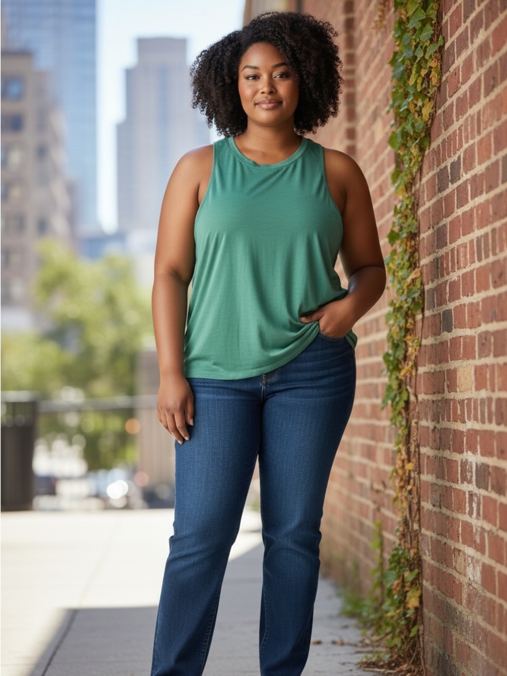 NWT OLD NAVY plus size womens  Green Tank Top size 4X